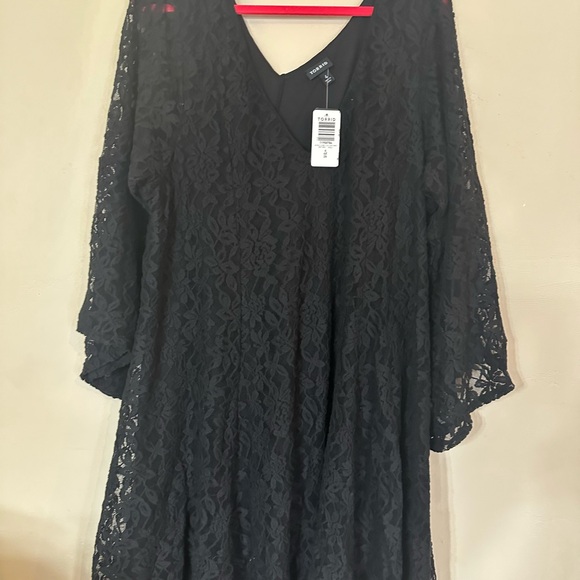 Torrid Black Lace Long Sleeve Dress - Picture 2 of 4